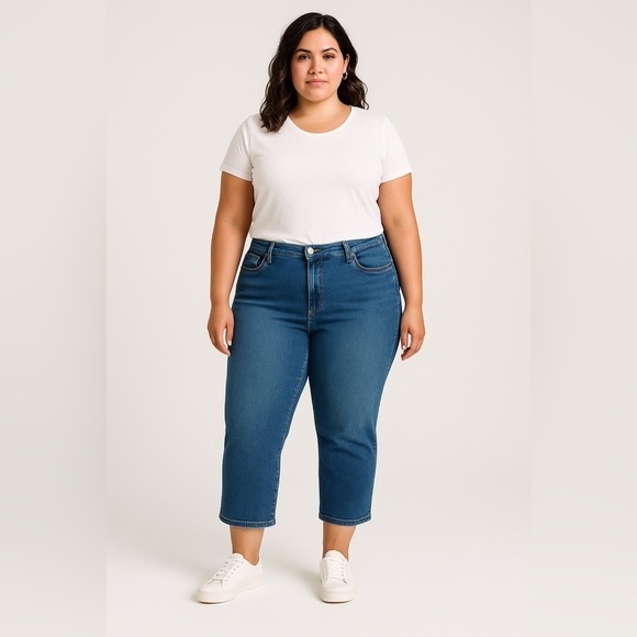 Santana Cropped Jeans - Women's Size 14 - Picture 1 of 9